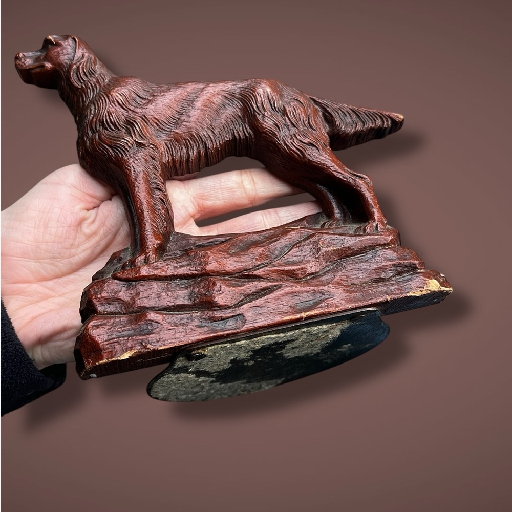Elegant Brown Dog book end